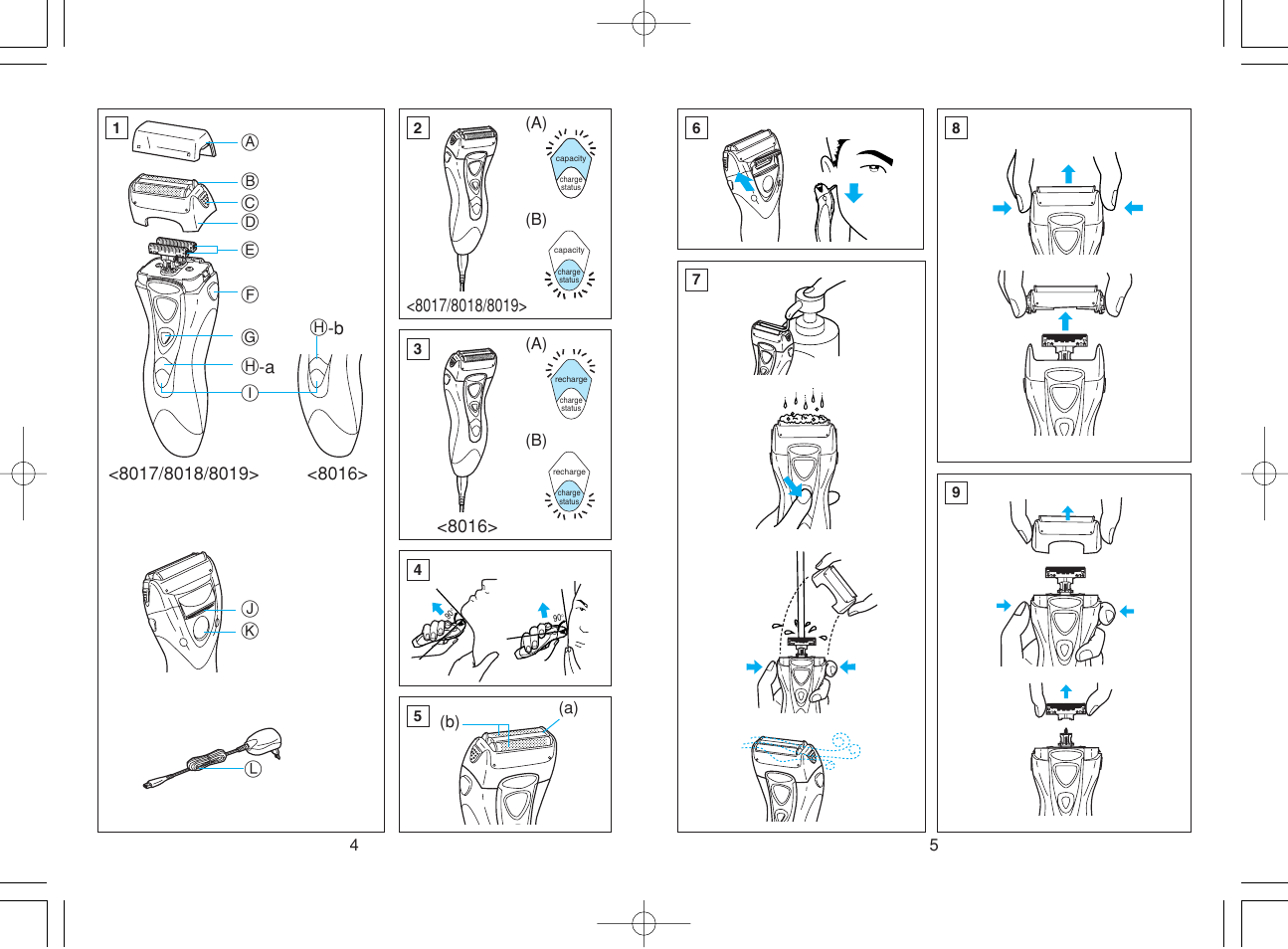 Panasonic ES8019 User Manual | Page 3 / 11