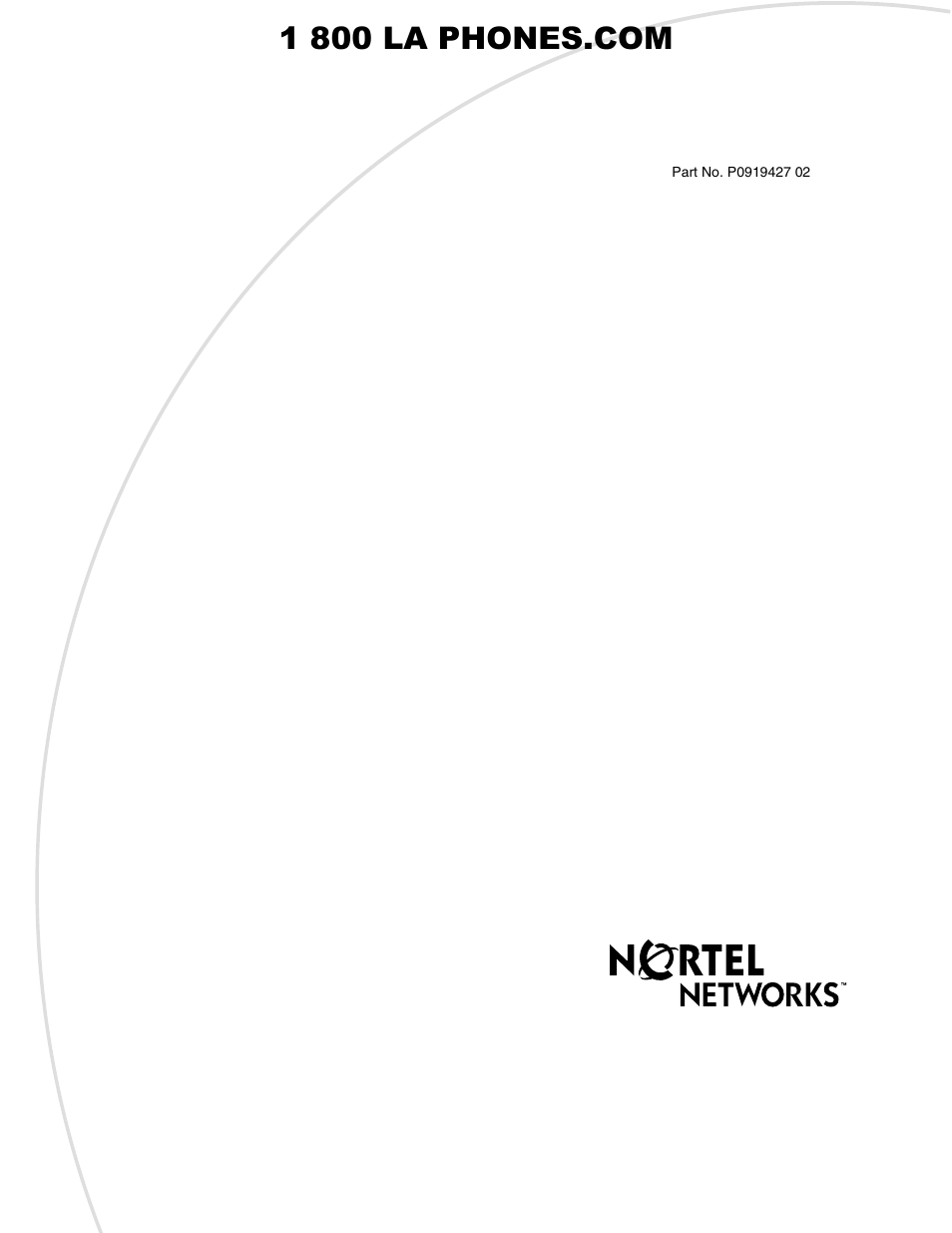 Panasonic CALLPILOT P0919427 02 User Manual | 26 pages