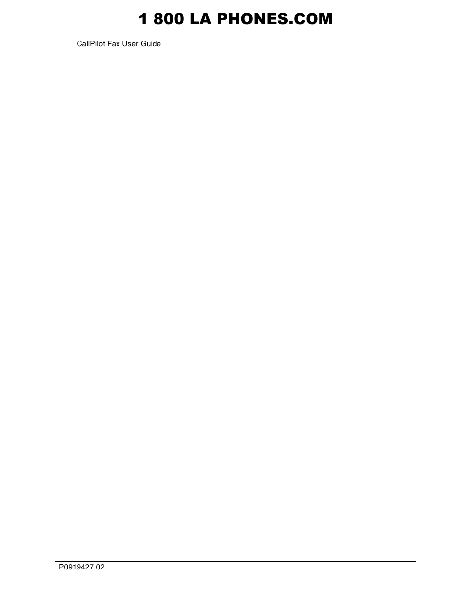 Forwarding fax messages | Panasonic CALLPILOT P0919427 02 User Manual | Page 18 / 26