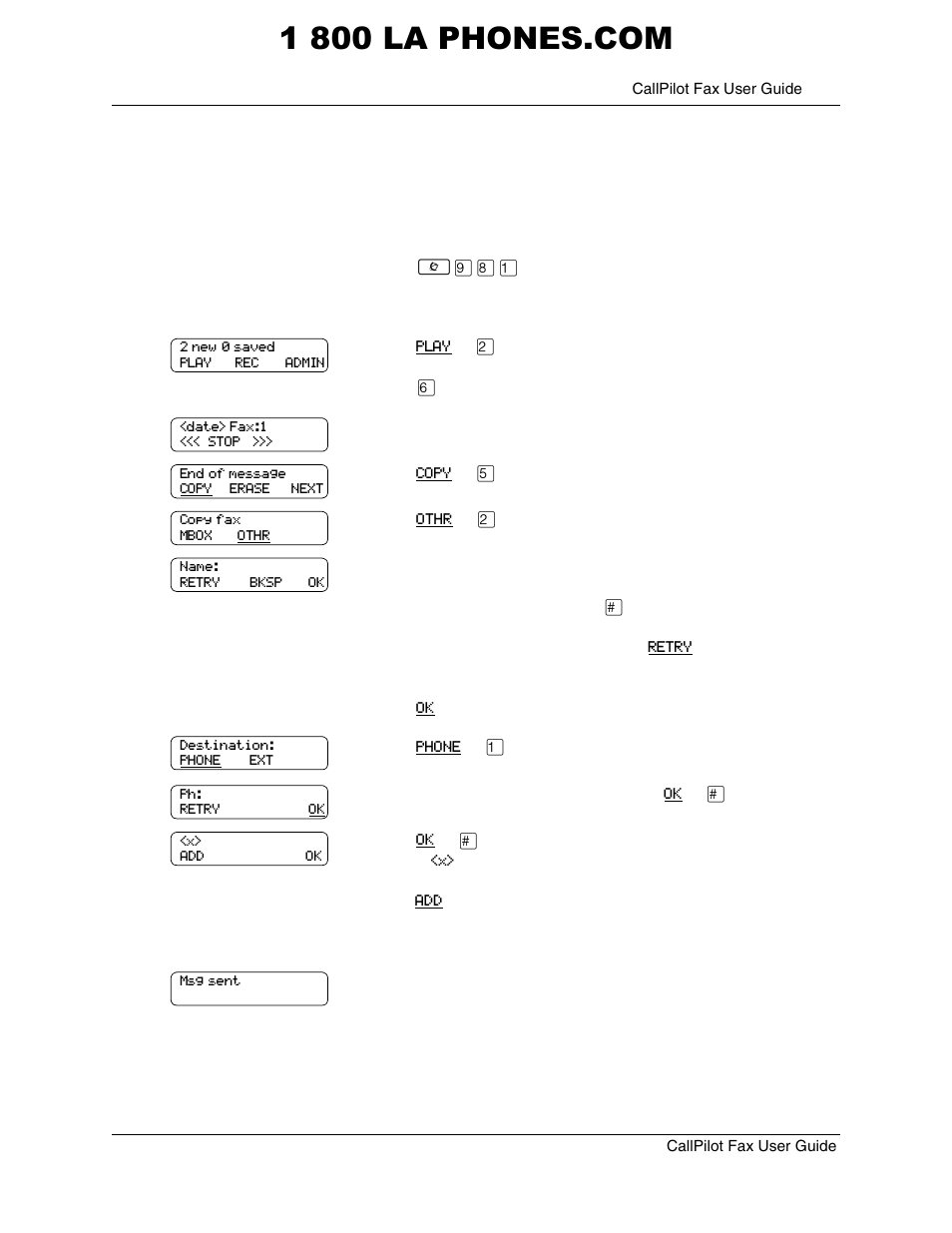 Panasonic CALLPILOT P0919427 02 User Manual | Page 21 / 26