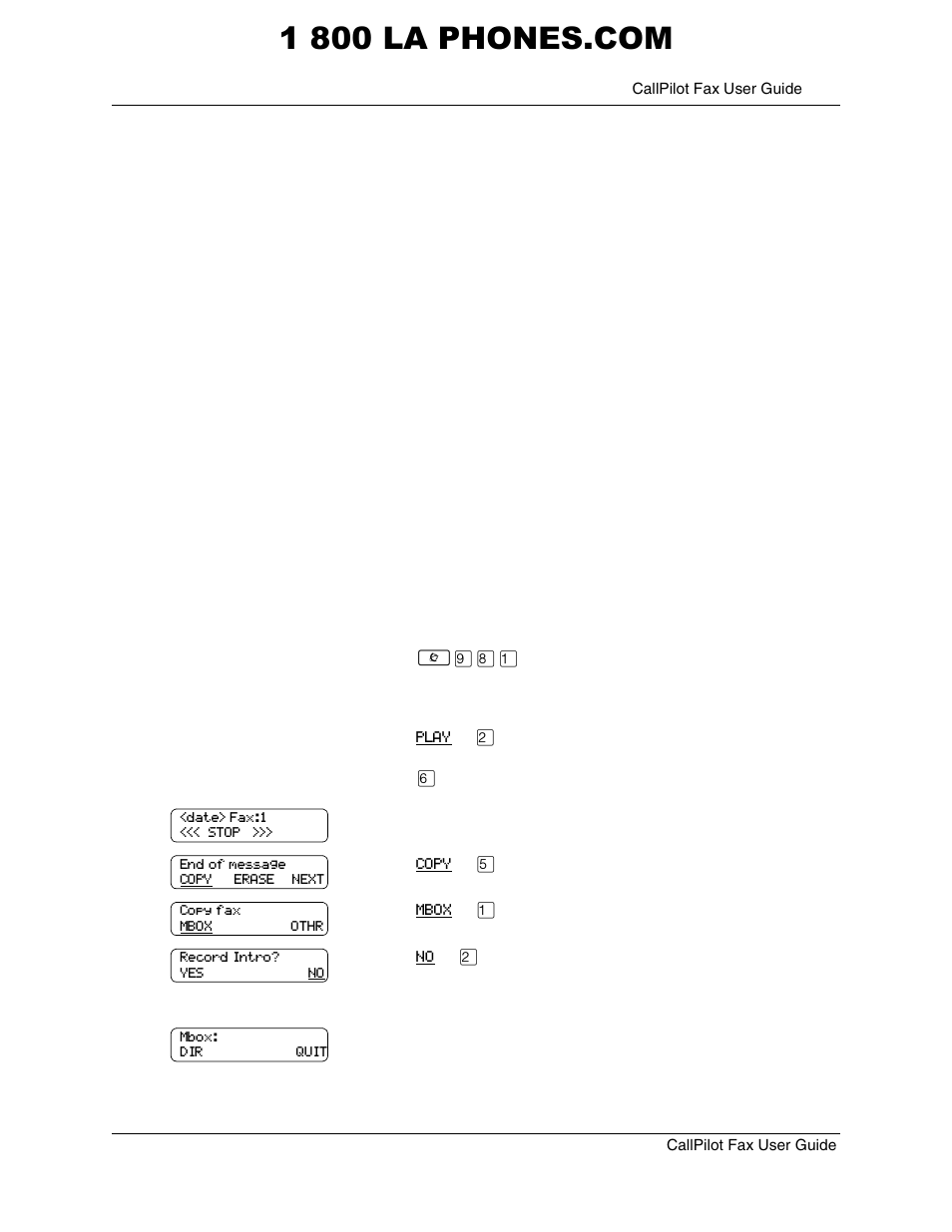 About fax group messages, To send a fax group message - norstar voice mail | Panasonic CALLPILOT P0919427 02 User Manual | Page 23 / 26