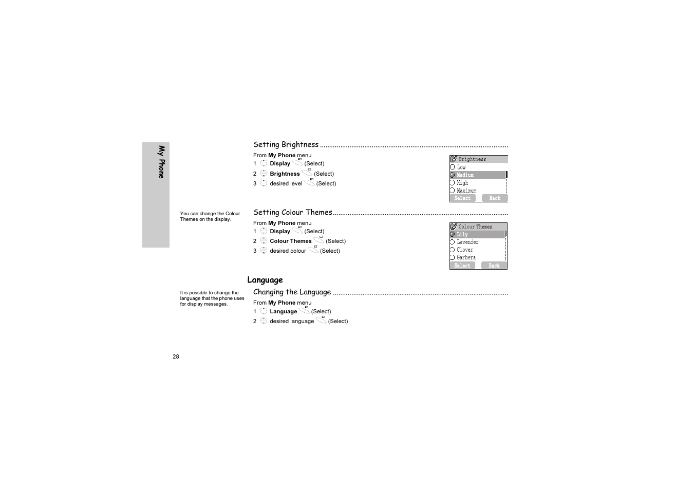 Language | Panasonic EB-G51U User Manual | Page 31 / 108