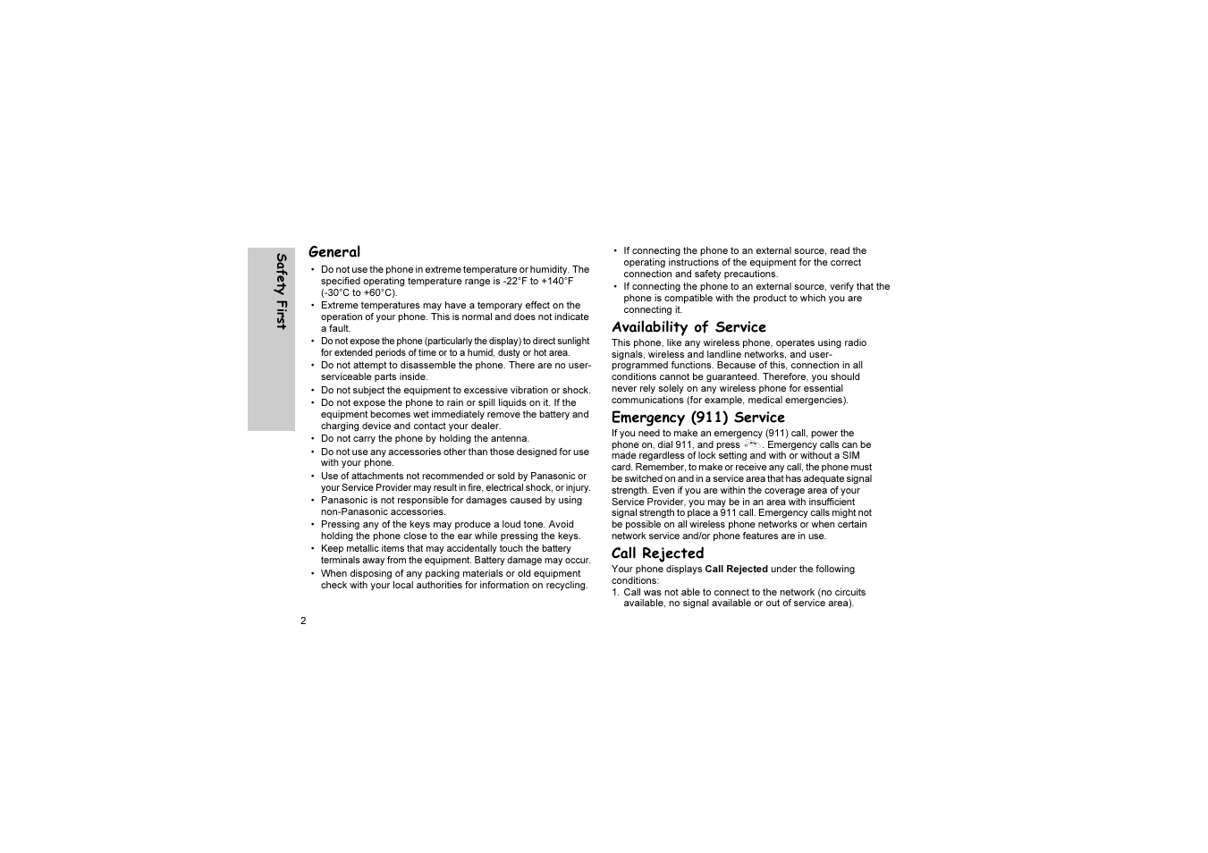 Panasonic EB-G51U User Manual | Page 5 / 108