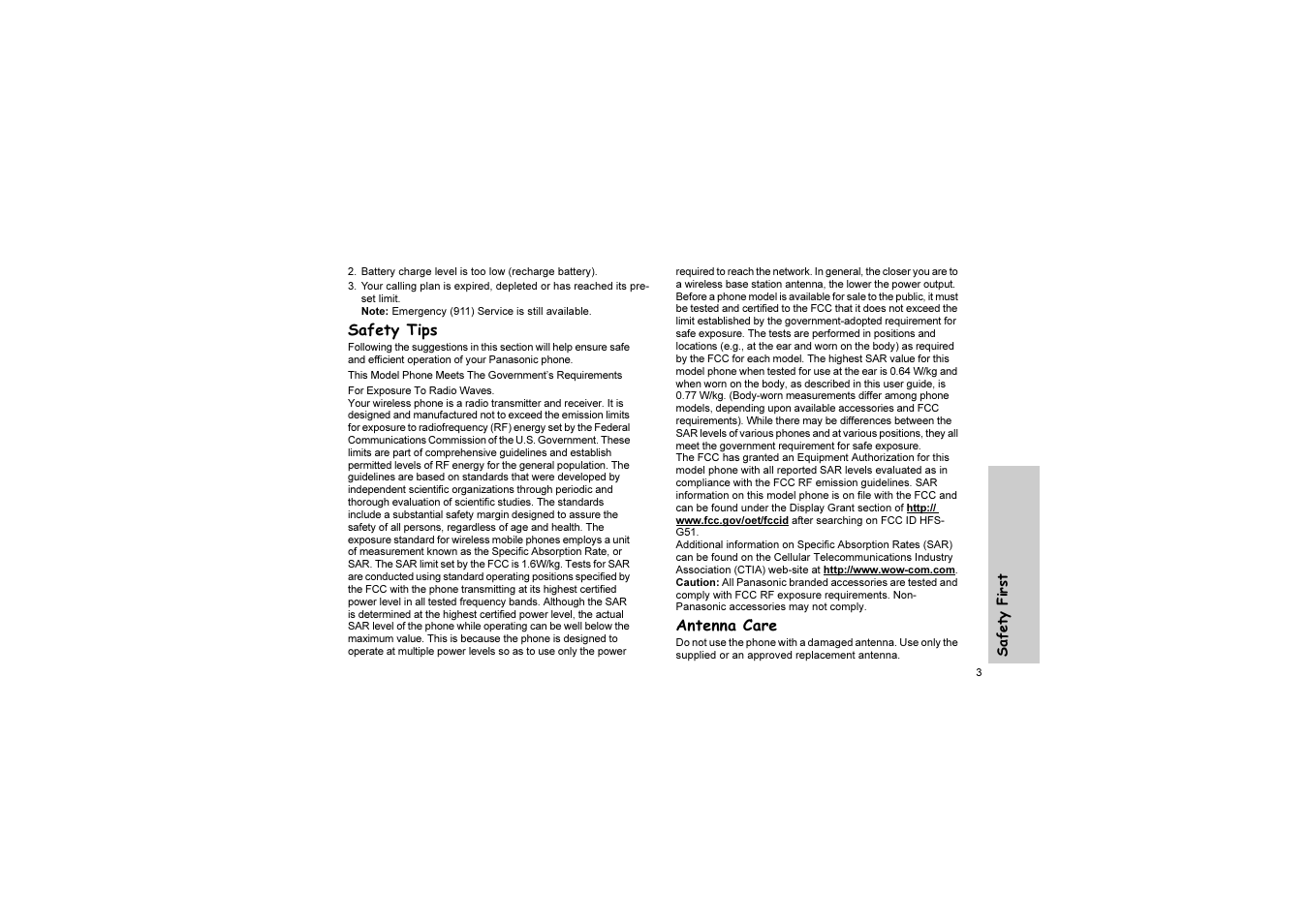 Panasonic EB-G51U User Manual | Page 6 / 108