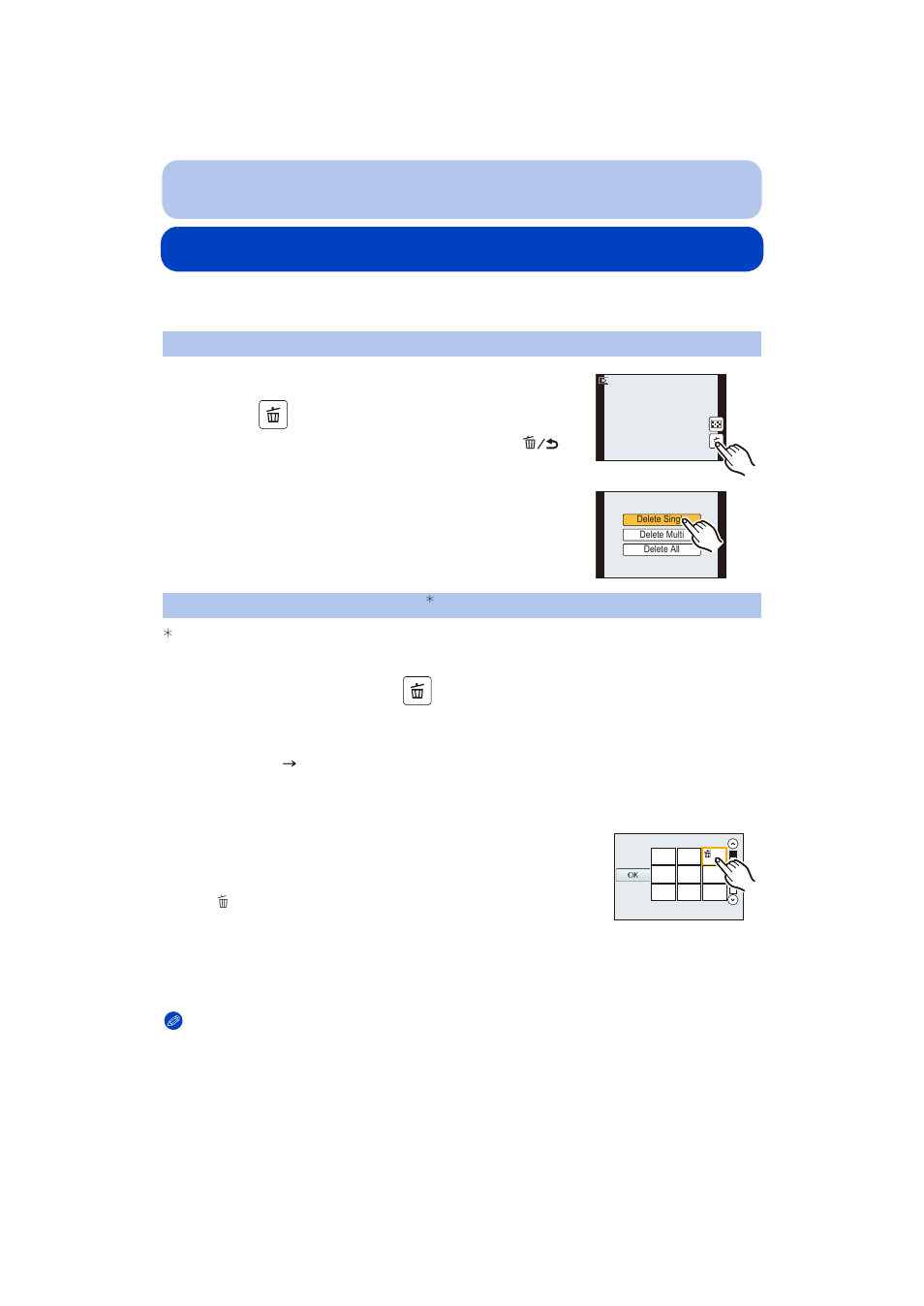 Deleting pictures, P63) | Panasonic DMC-G5 User Manual | Page 63 / 232