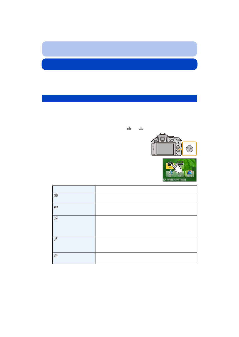 Setting the menu, Setting menu items, P64) | Panasonic DMC-G5 User Manual | Page 64 / 232