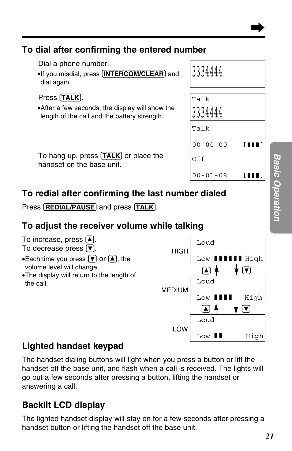 Panasonic KX-TG2563F User Manual | Page 21 / 68