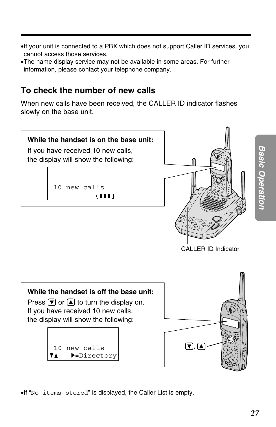 27 basic operation | Panasonic KX-TG2563F User Manual | Page 27 / 68