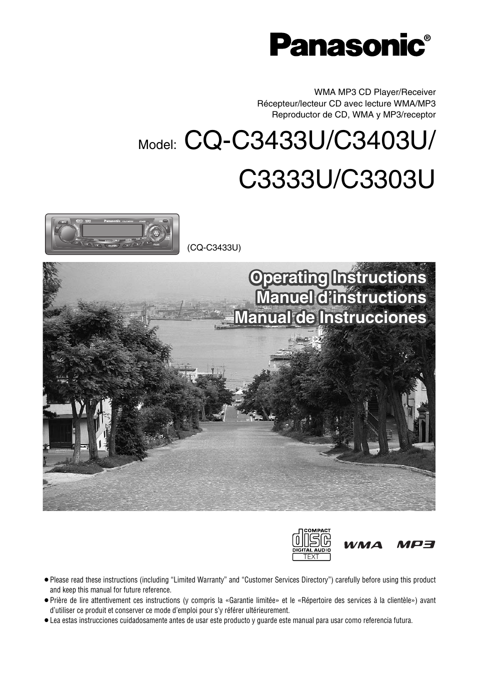 Panasonic C3303U User Manual | 90 pages