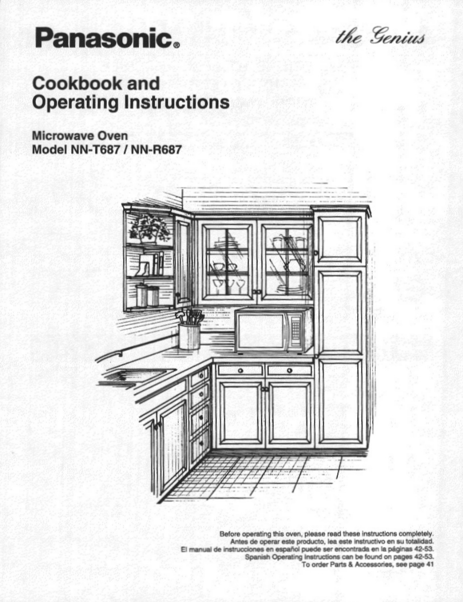 Panasonic THE GENIUS NN-R687 User Manual | 56 pages