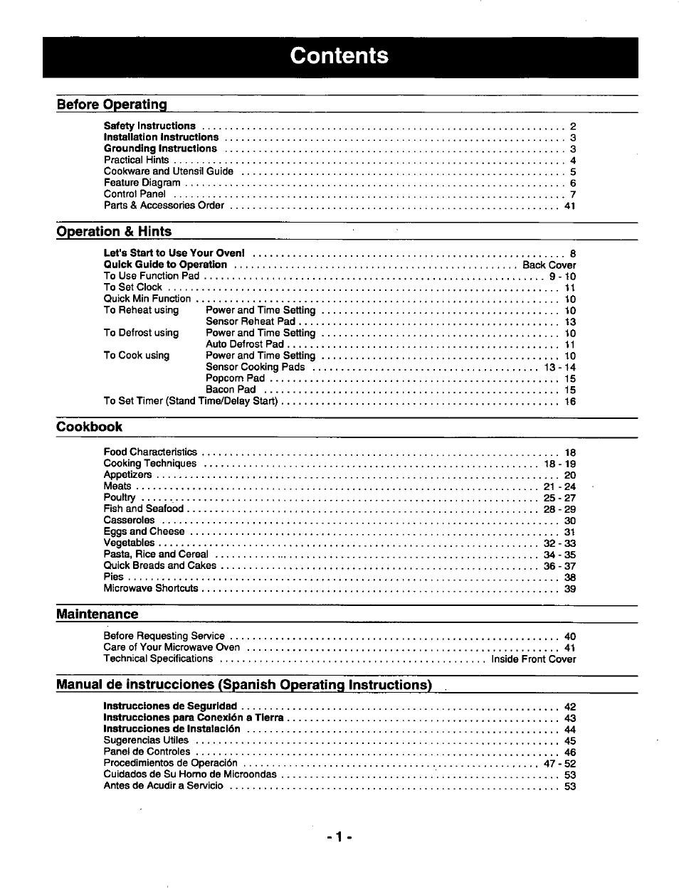 Panasonic THE GENIUS NN-R687 User Manual | Page 3 / 56