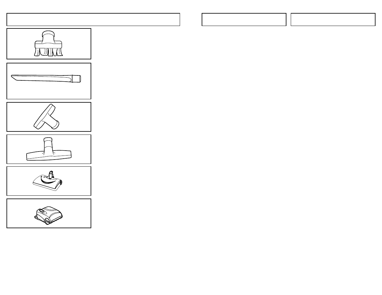 Uso de herramientas utilisation des accessoires, Using tools | Panasonic MC-V9658 User Manual | Page 29 / 56