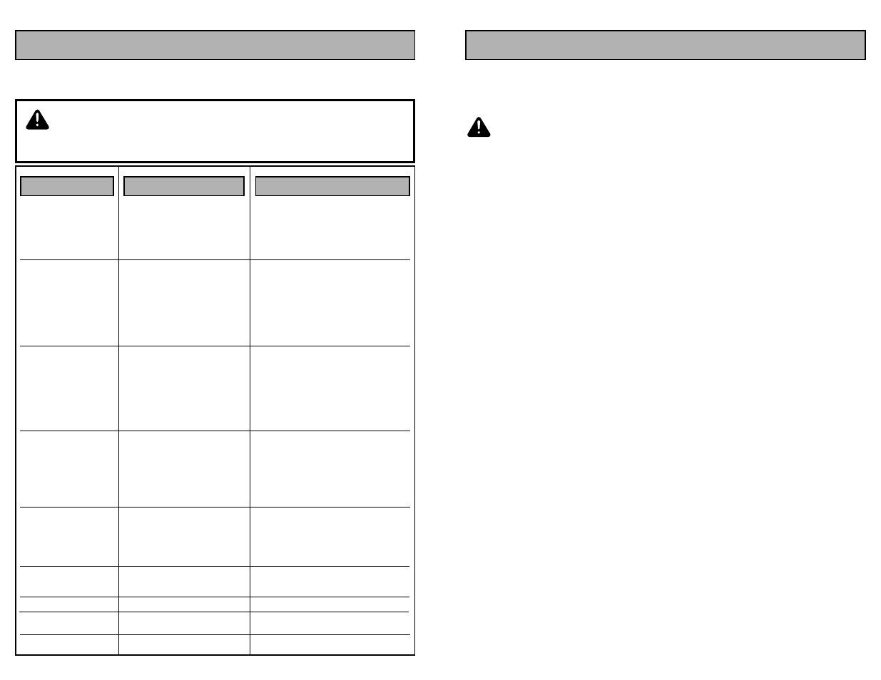 Guide de depannage, Aav ve er rt te en nc ciia a, Avertissement | Panasonic MC-V9658 User Manual | Page 50 / 56