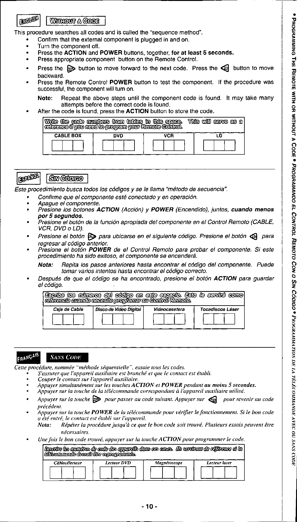 Panasonic EUR511110 User Manual | Page 10 / 11