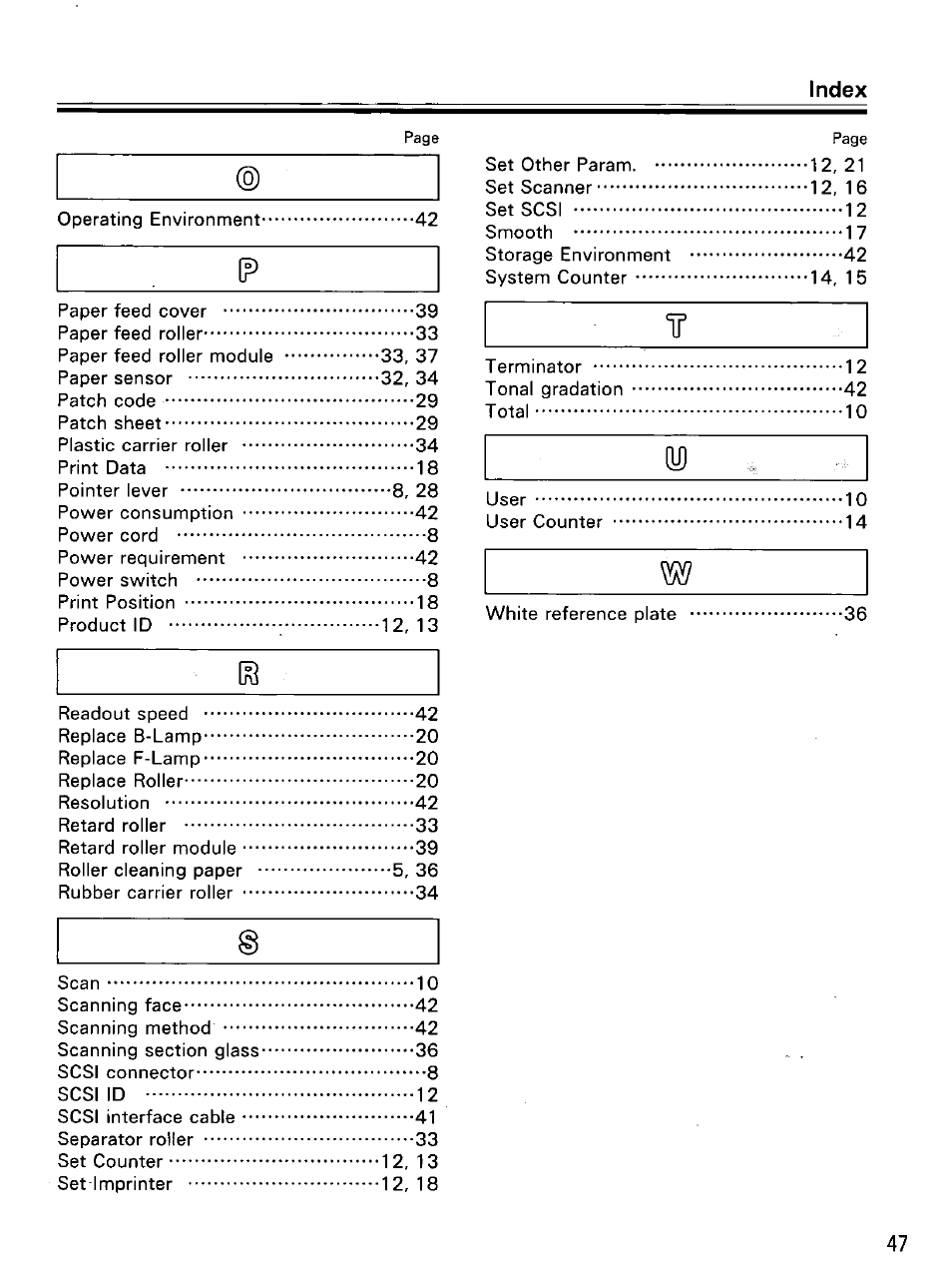 Panasonic KV-SS855D User Manual | Page 47 / 48