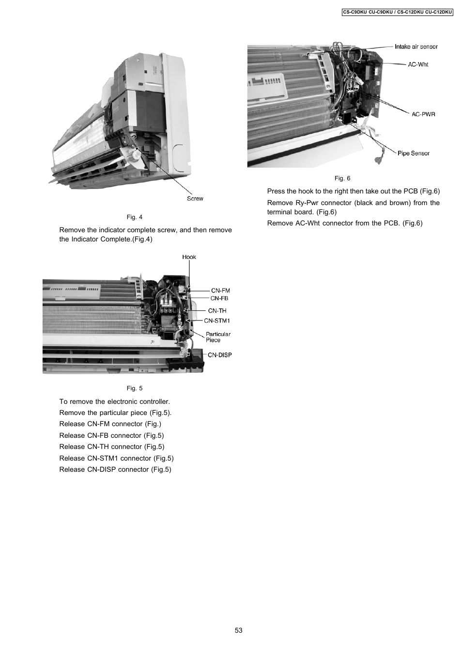Panasonic CU-C12DKU User Manual | Page 53 / 77