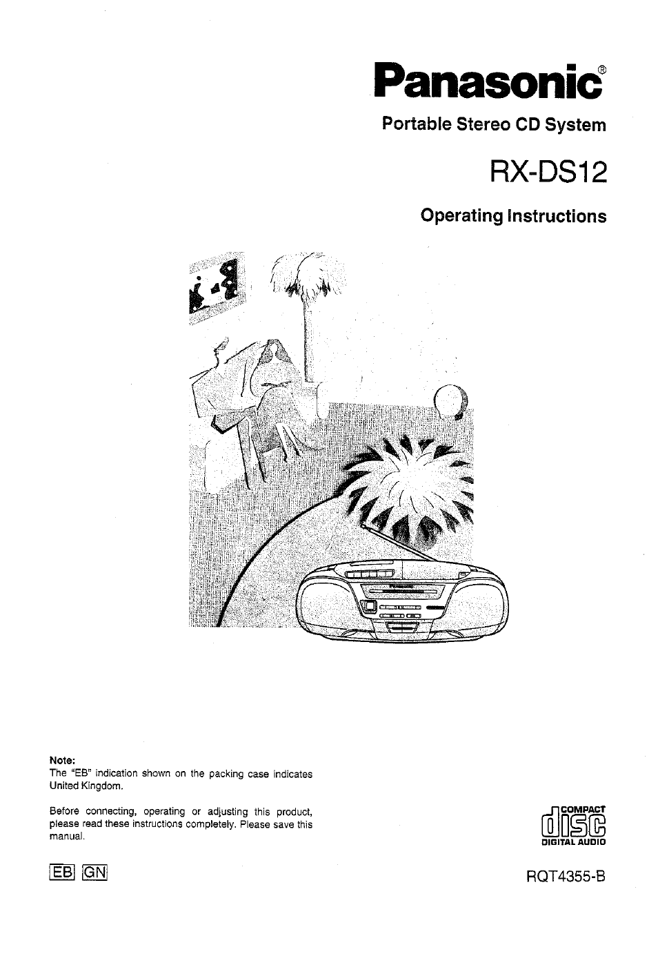 Panasonic RX-DS12 User Manual | 12 pages