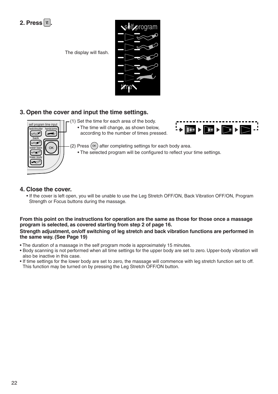 Self program time | Panasonic EP3513 User Manual | Page 24 / 42