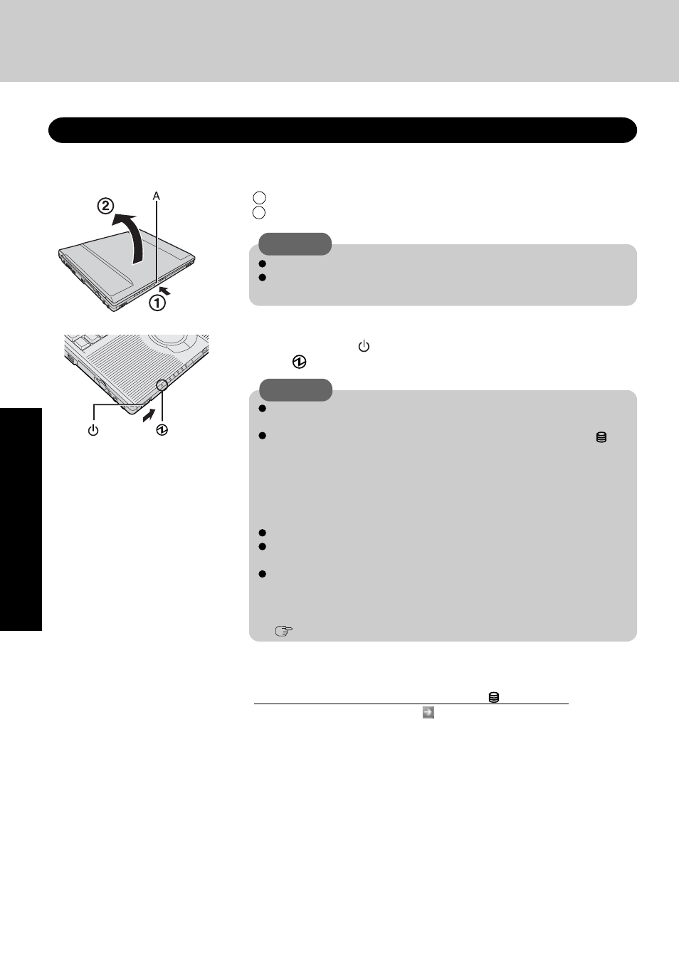 Operation, Starting up / shutting down, Starting up/shutting down | Panasonic CF-Y2 User Manual | Page 16 / 52