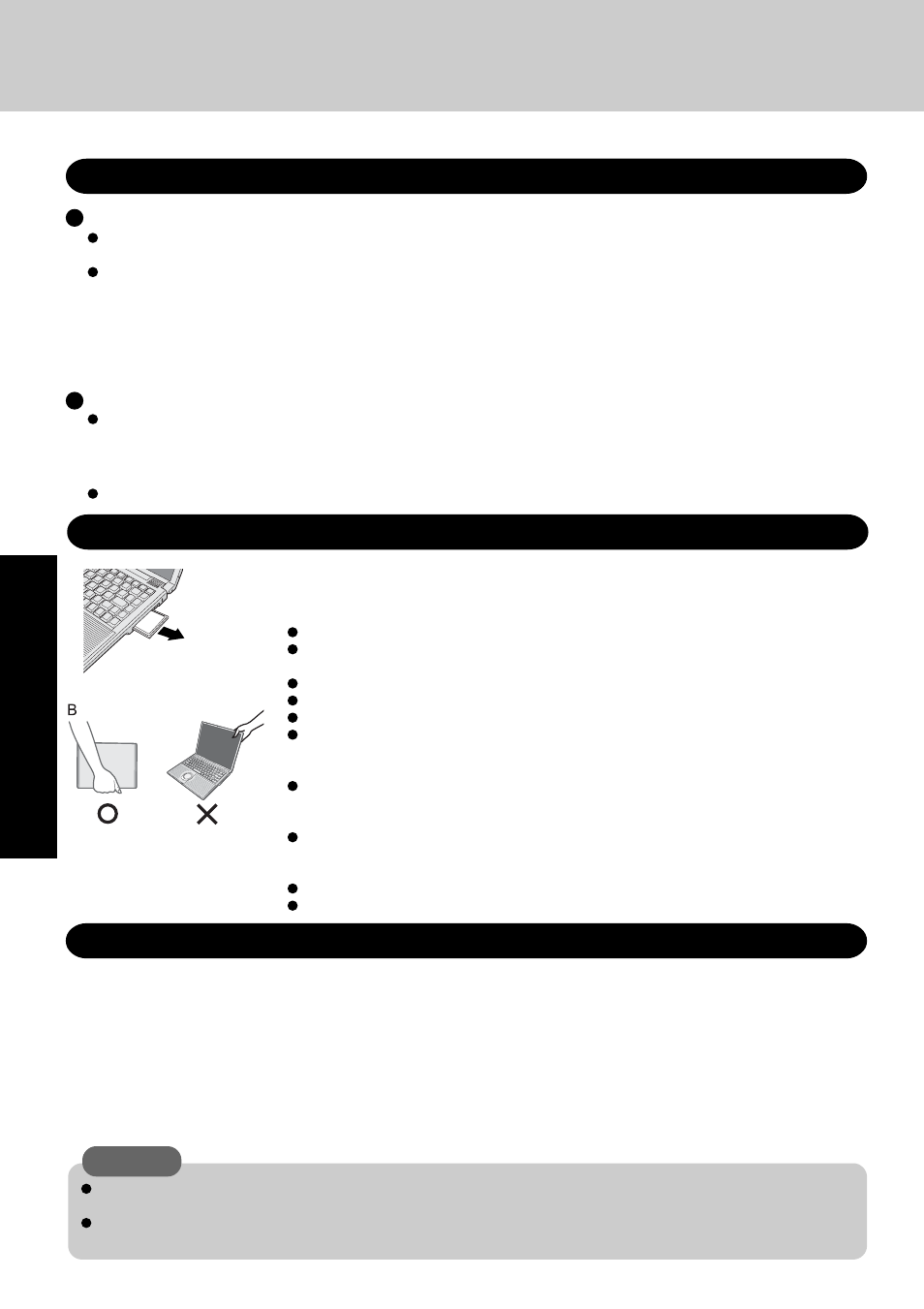 Useful information, Usage environment, Handling | Maintenance | Panasonic CF-Y2 User Manual | Page 24 / 52