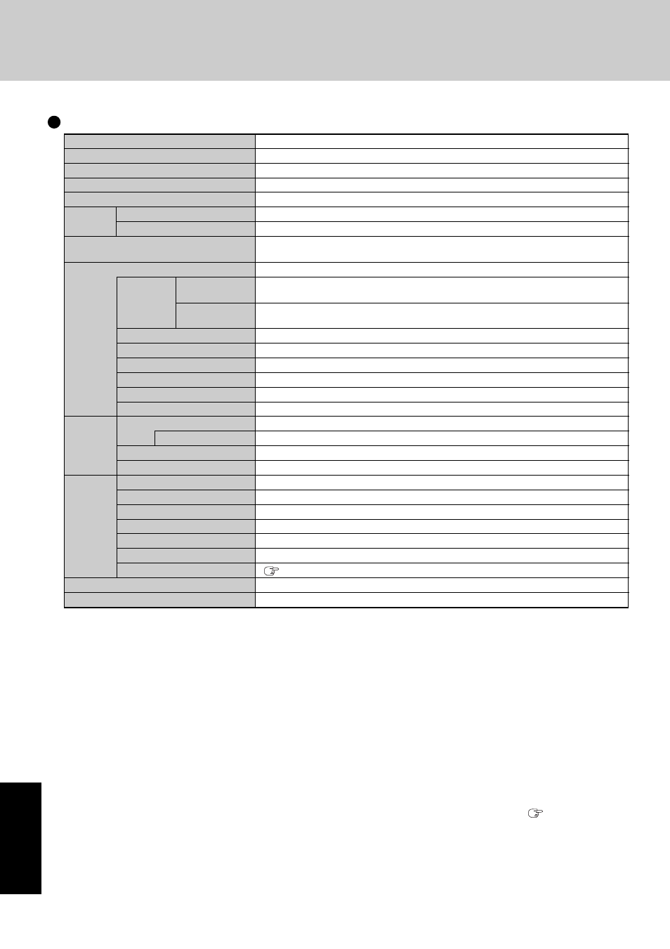 Specifications, Appendix, Main specifications | Panasonic CF-Y2 User Manual | Page 48 / 52