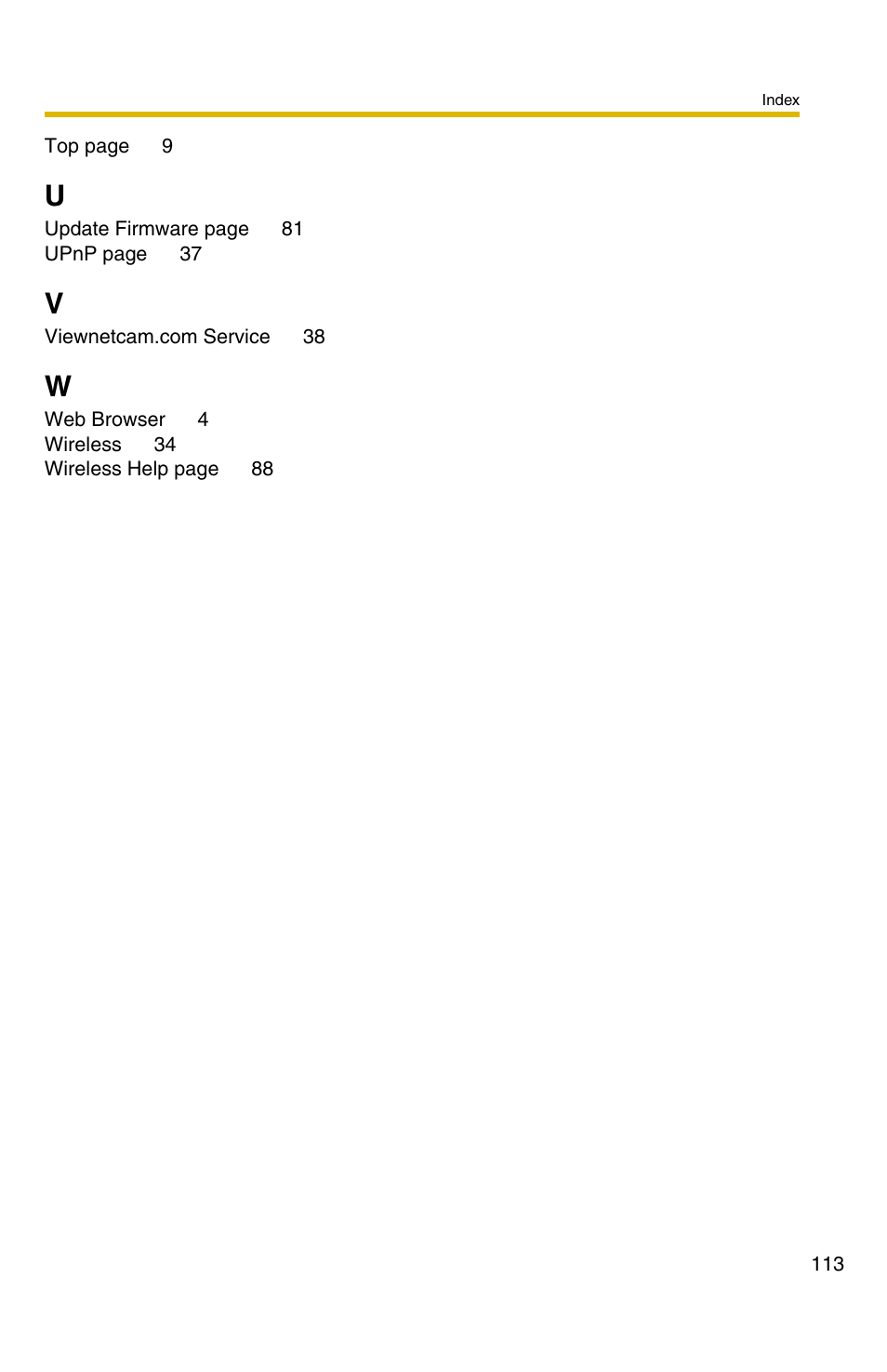 Panasonic BL-C30A User Manual | Page 113 / 114