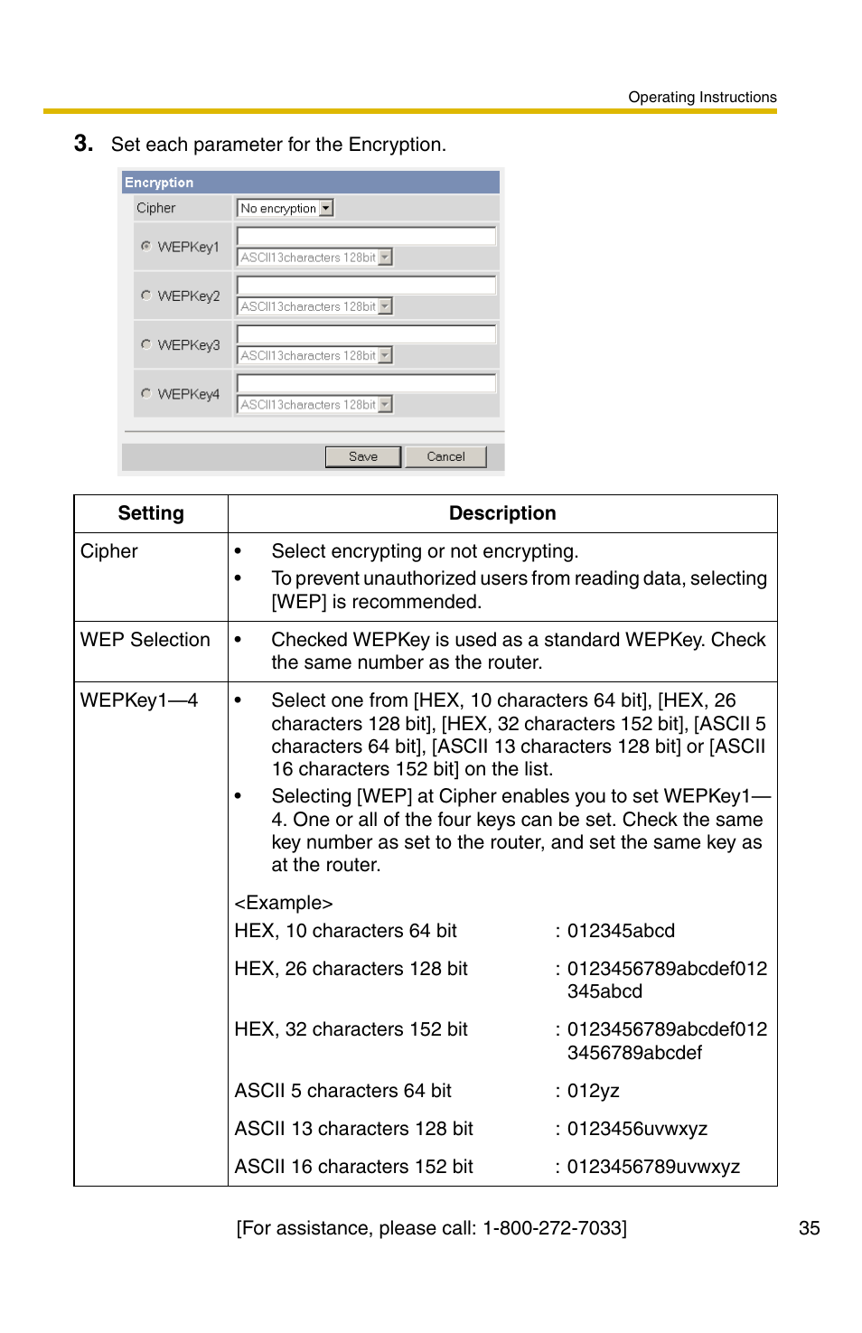 Panasonic BL-C30A User Manual | Page 35 / 114