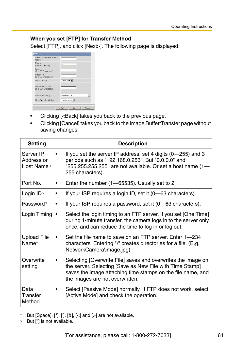 Panasonic BL-C30A User Manual | Page 61 / 114