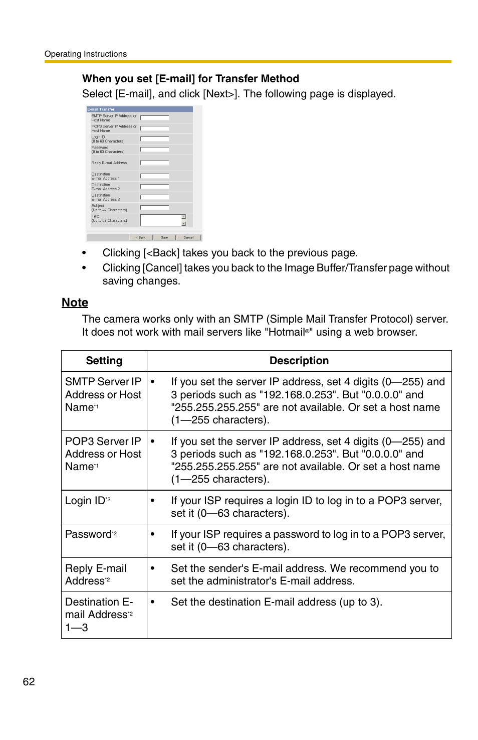 Panasonic BL-C30A User Manual | Page 62 / 114