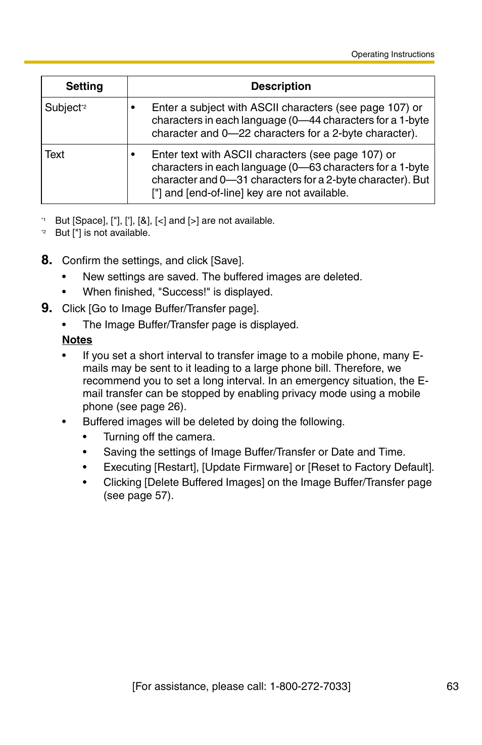 Panasonic BL-C30A User Manual | Page 63 / 114