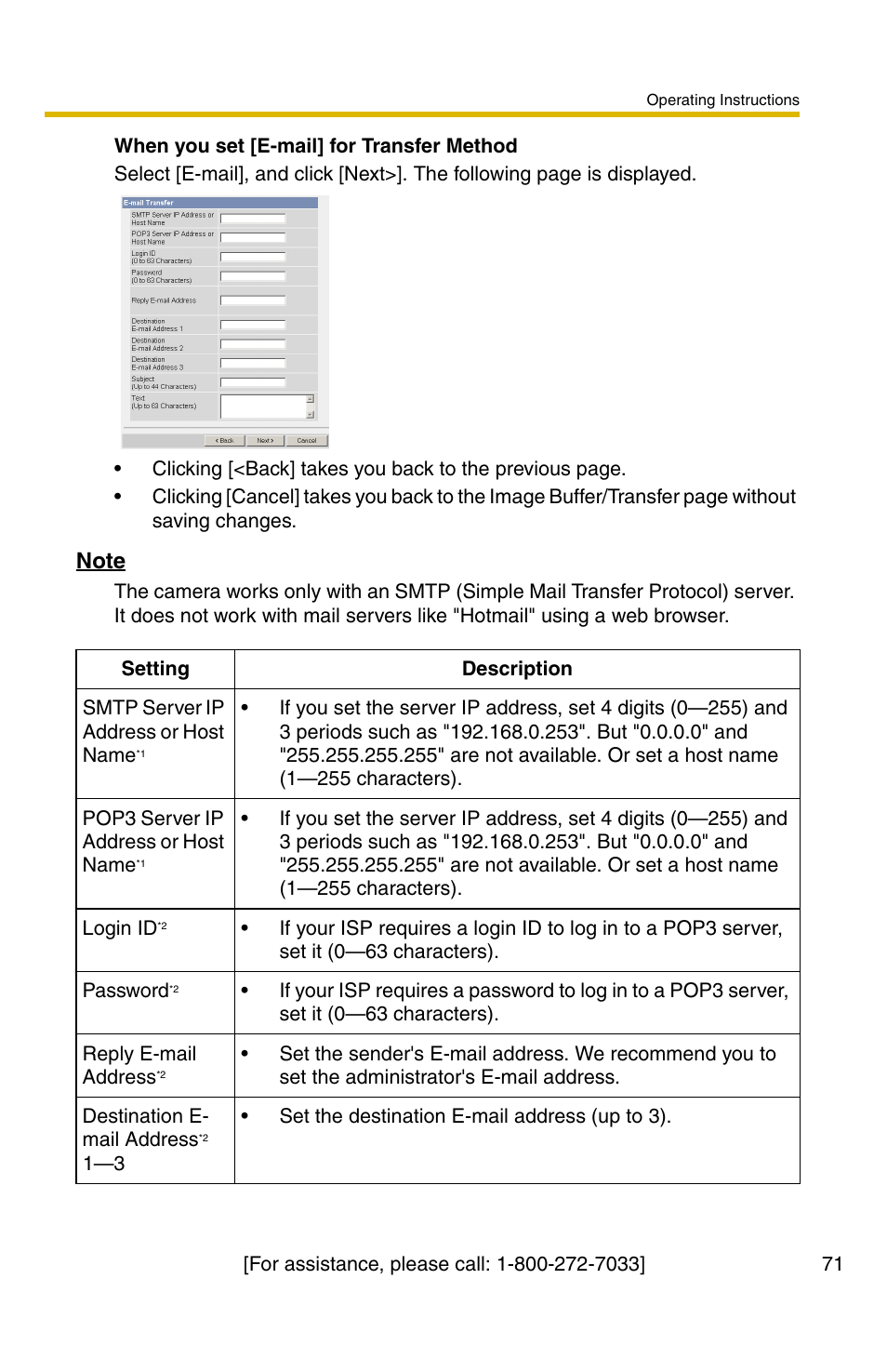 Panasonic BL-C30A User Manual | Page 71 / 114