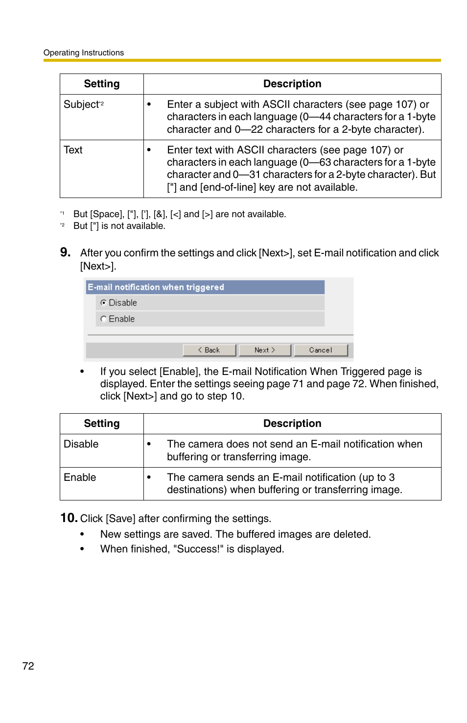 Panasonic BL-C30A User Manual | Page 72 / 114