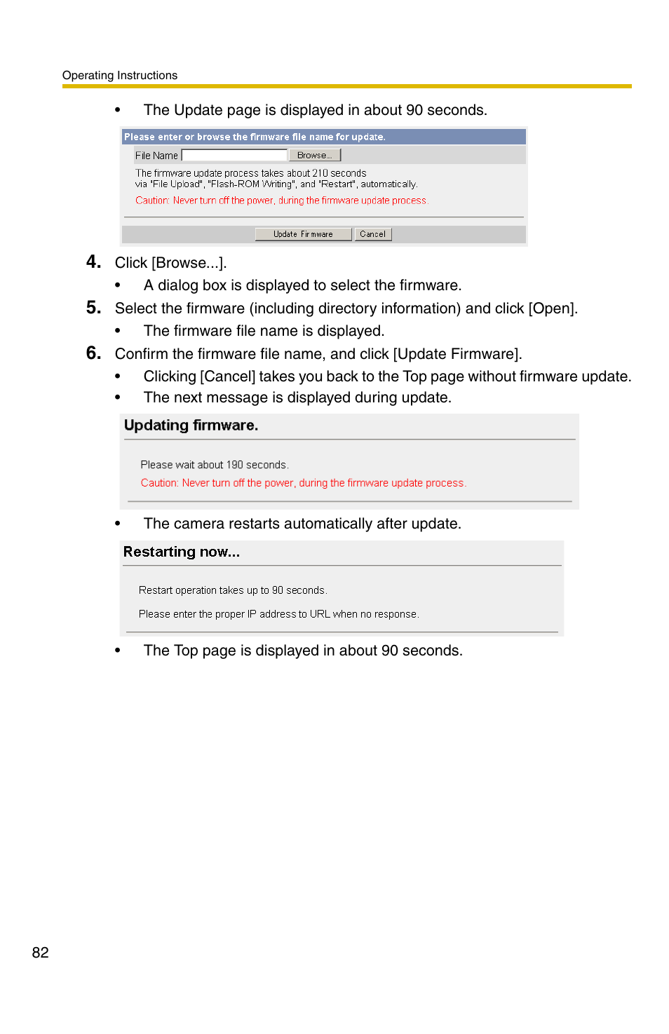 Panasonic BL-C30A User Manual | Page 82 / 114