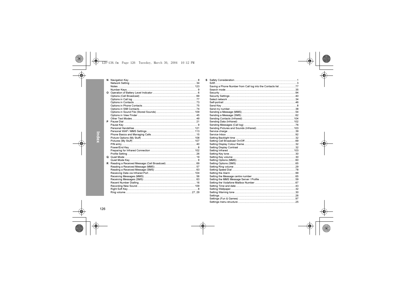 Panasonic X60 User Manual | Page 128 / 140