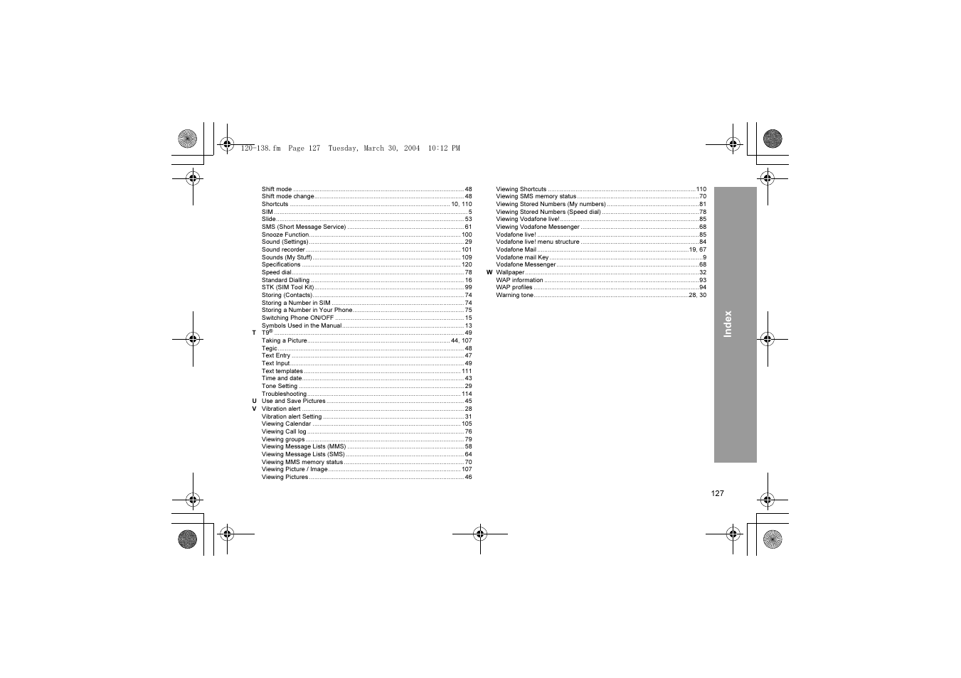 Panasonic X60 User Manual | Page 129 / 140