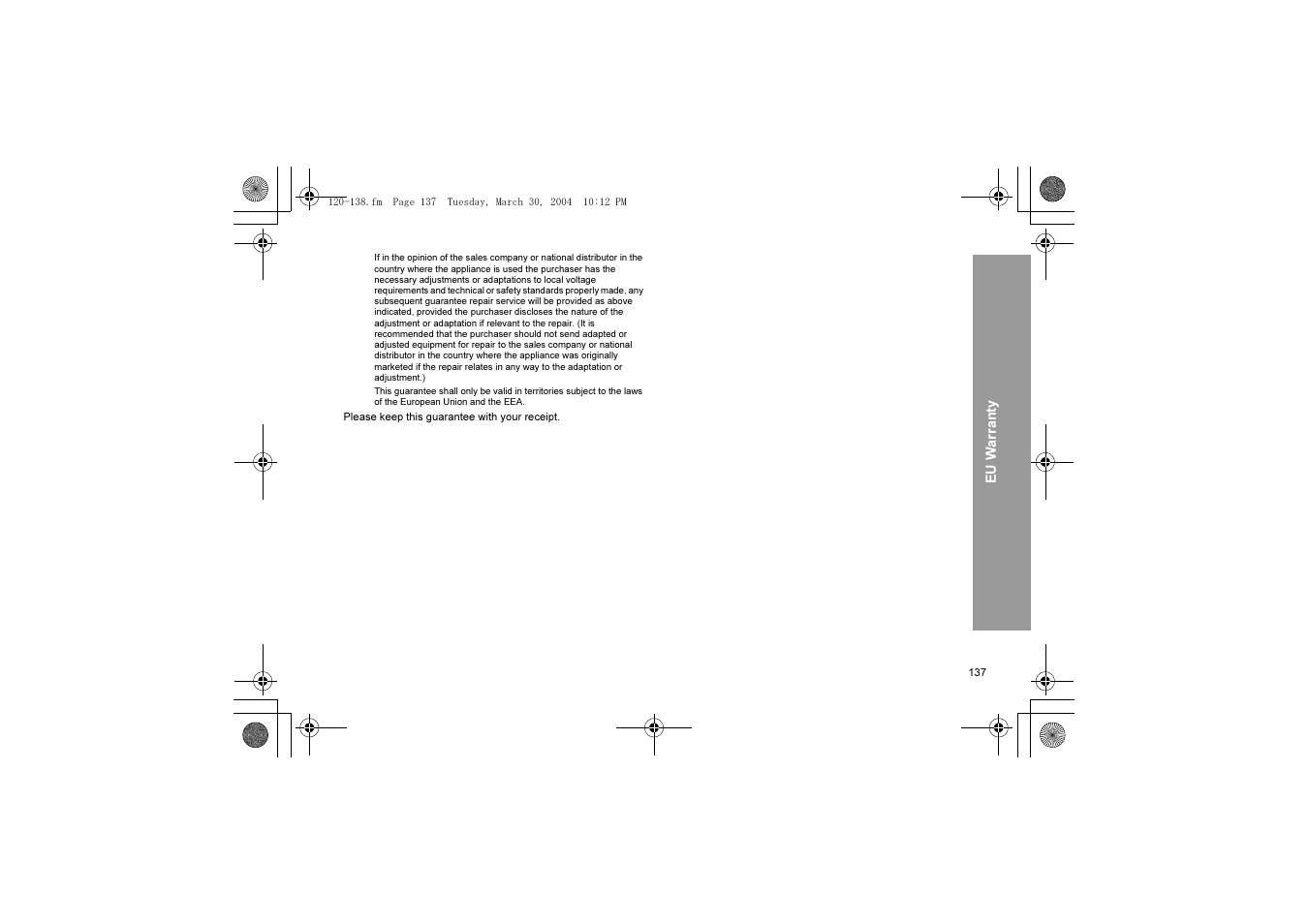 Panasonic X60 User Manual | Page 139 / 140