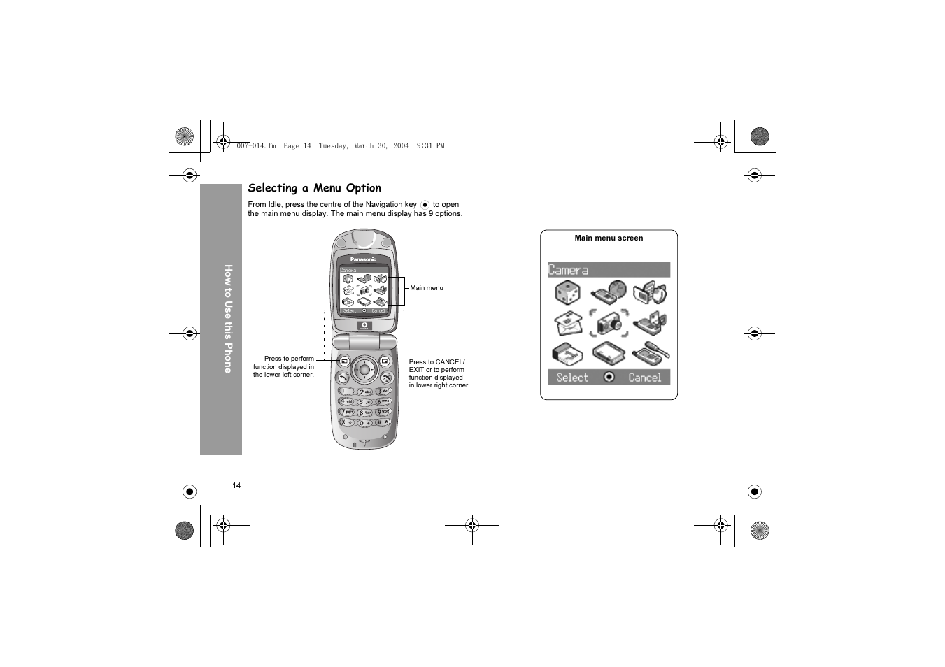 Panasonic X60 User Manual | Page 16 / 140