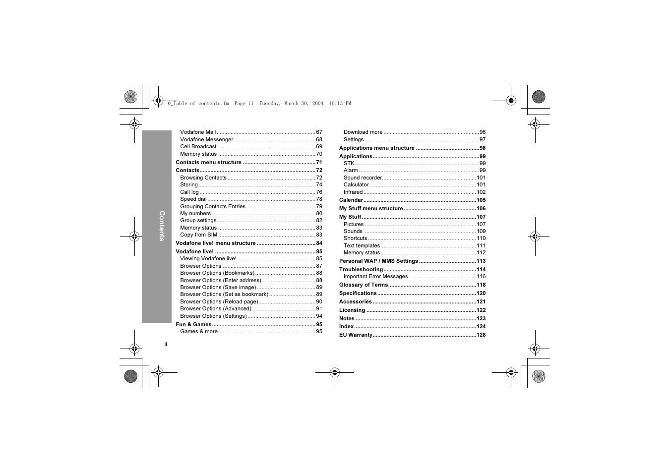 Panasonic X60 User Manual | Page 2 / 140