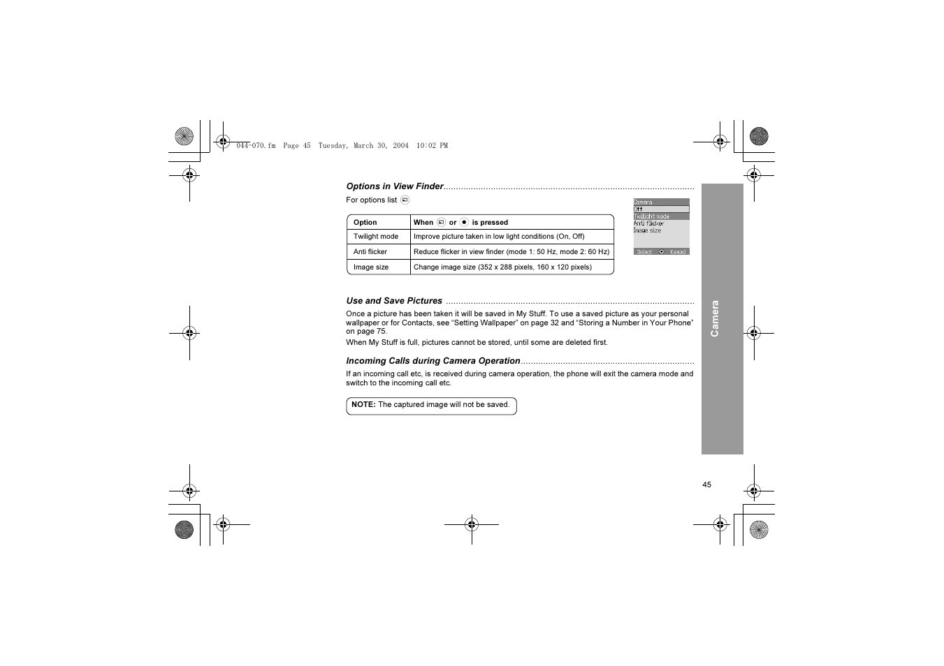 Panasonic X60 User Manual | Page 47 / 140