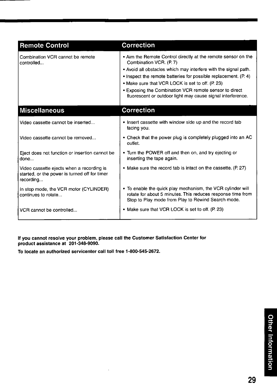 Panasonic OMNIVISION PV-M2737 User Manual | Page 29 / 36