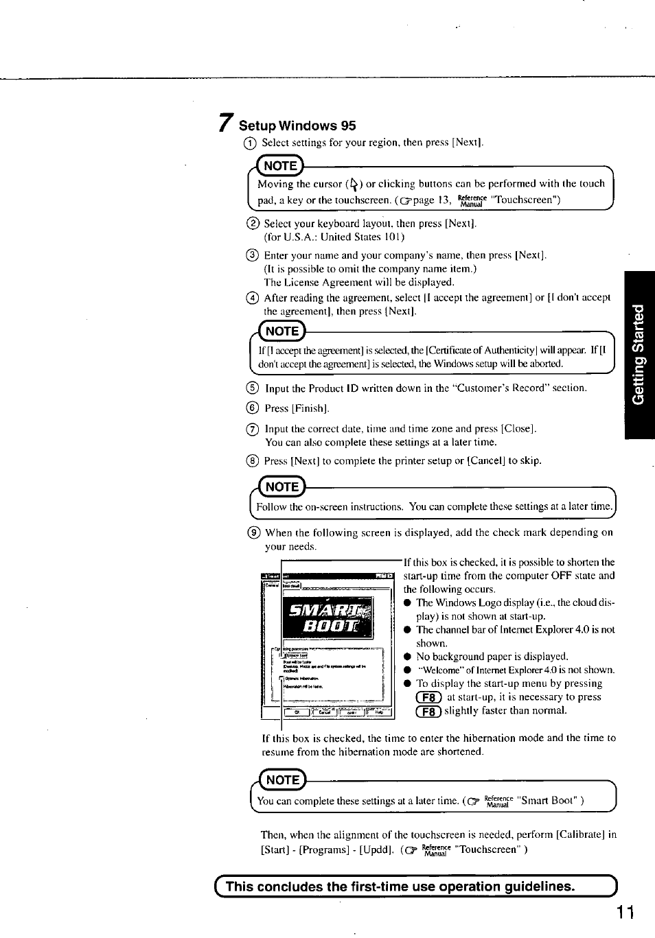 7 setup windows 95 | Panasonic TOUGHBOOK CF-37 User Manual | Page 11 / 28