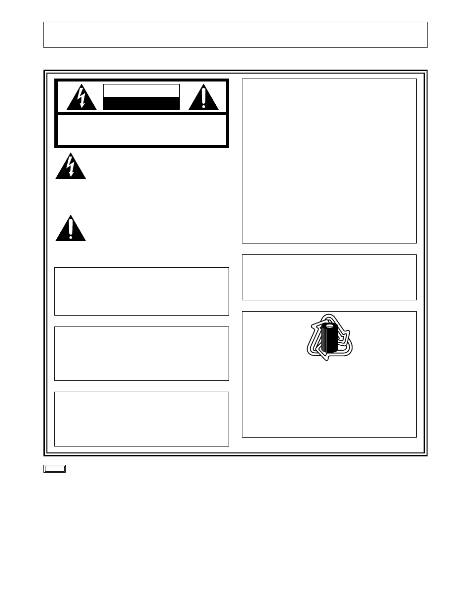 Warning, Caution | Panasonic AG-DVC200 User Manual | Page 2 / 44