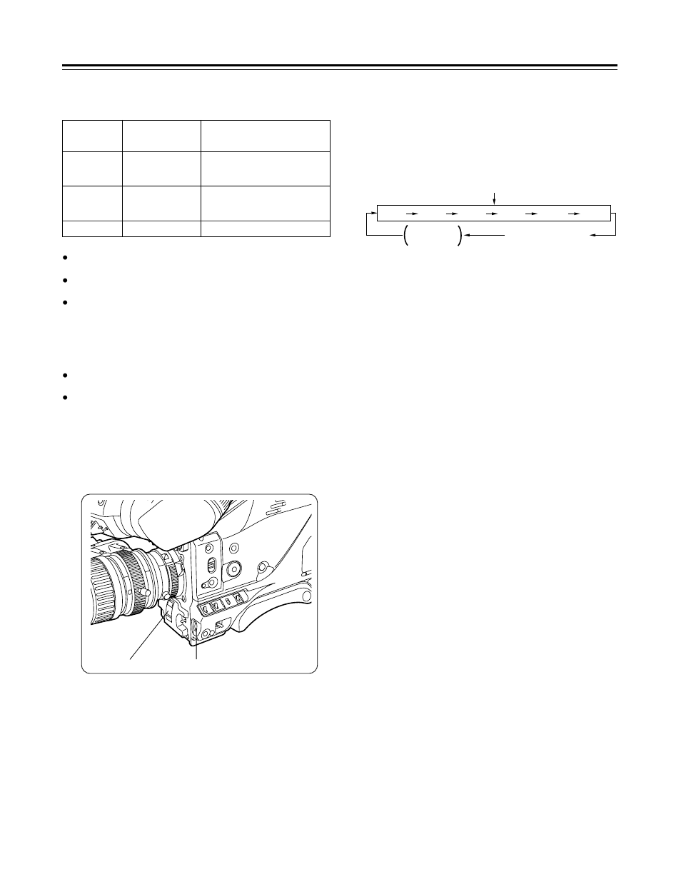 Electronic shutter settings, Shutter modes, Setting the shutter mode and speed | Setting the synchro scanning mode | Panasonic AG-DVC200 User Manual | Page 21 / 44