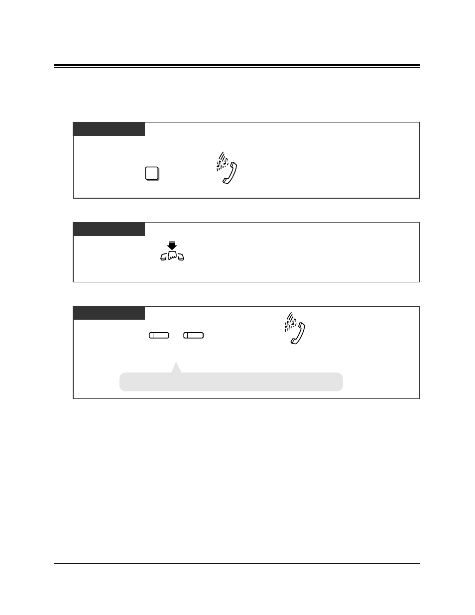 2 telephone features, Executive busy override — extension | Panasonic KX-TA624 User Manual | Page 119 / 214