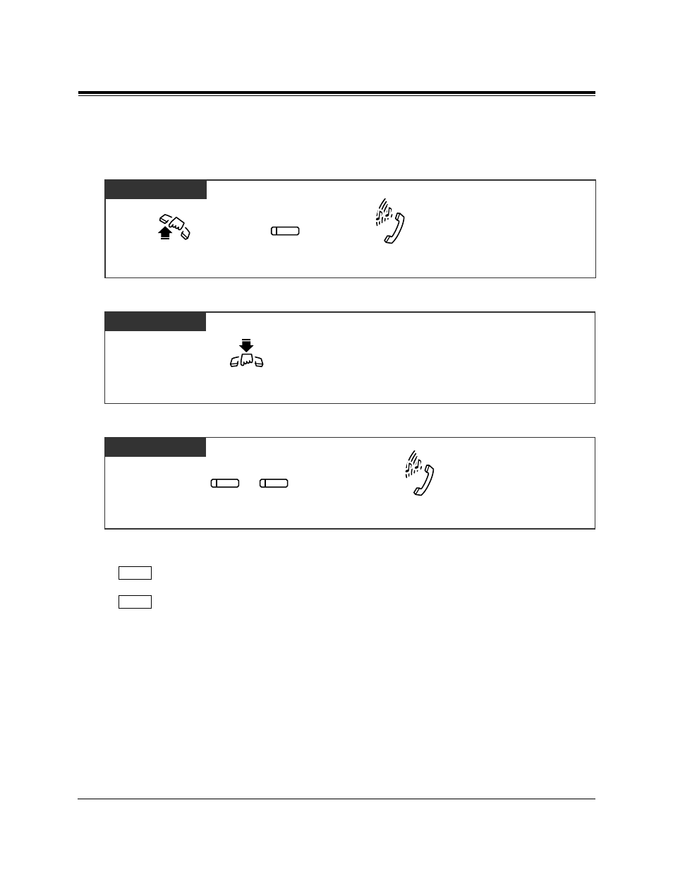 2 telephone features, Executive busy override — outside (co) line | Panasonic KX-TA624 User Manual | Page 120 / 214