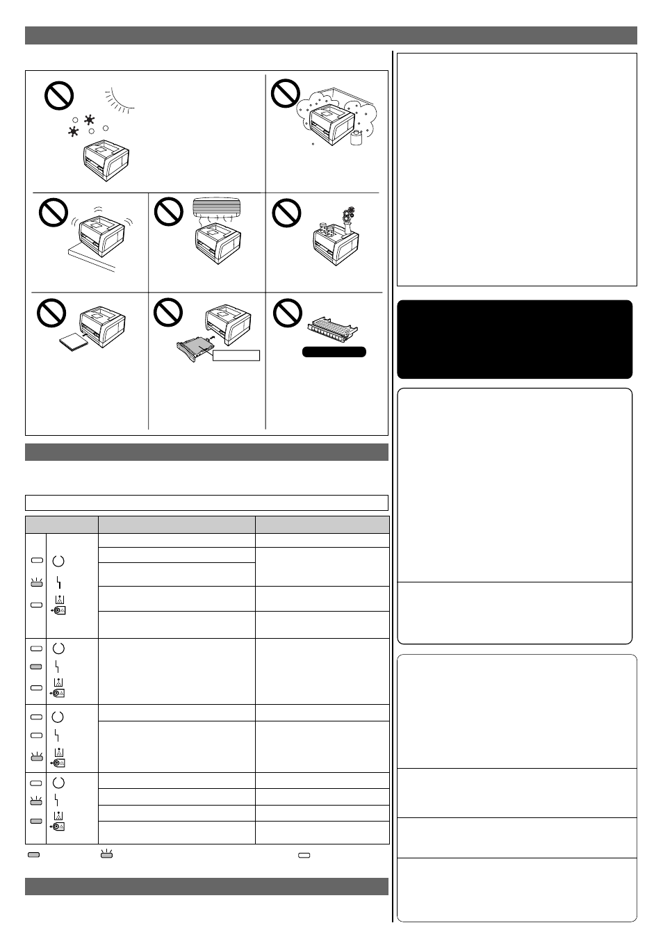 Please do not return your product to the store, Cautions, Troubleshooting | Supplies, Please call : in the u.s | Panasonic KX-P7100 User Manual | Page 4 / 4