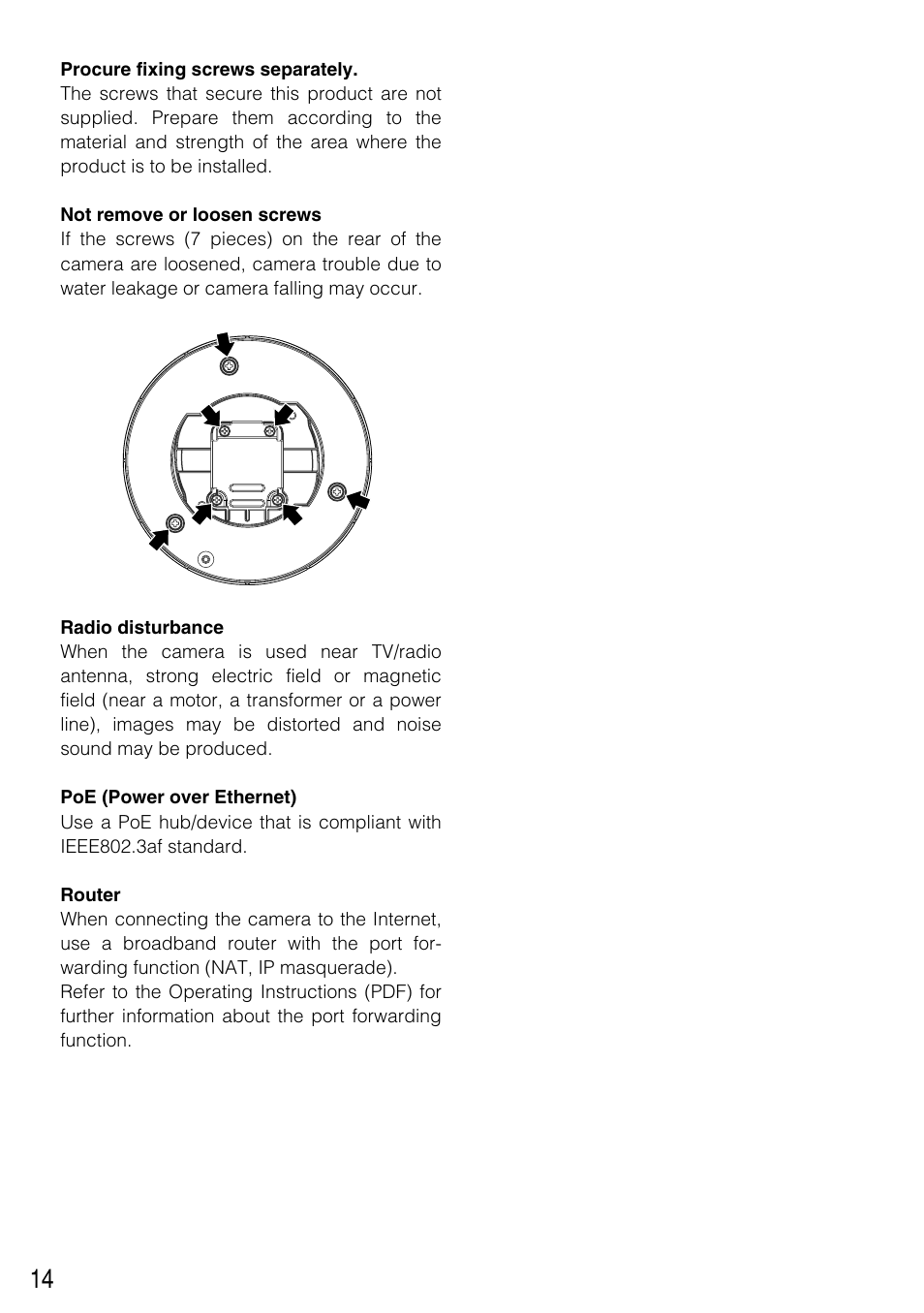 Panasonic WV-NW502SK User Manual | Page 14 / 44