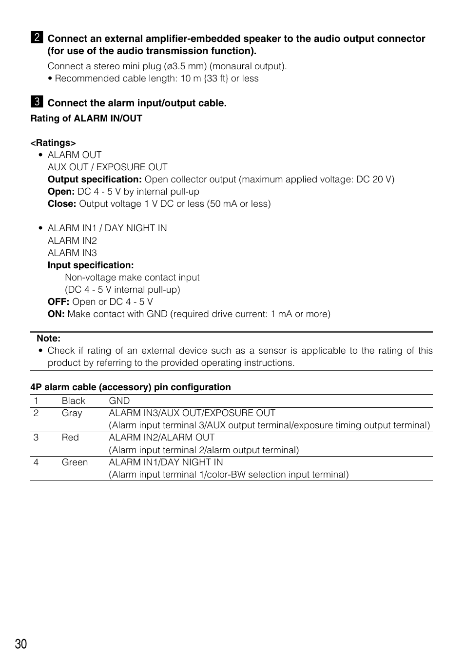 30 x | Panasonic WV-NW502SK User Manual | Page 30 / 44