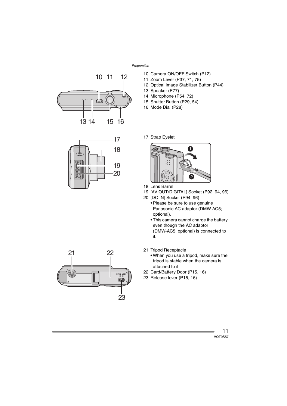 Panasonic DMC-FX9PP User Manual | Page 11 / 124