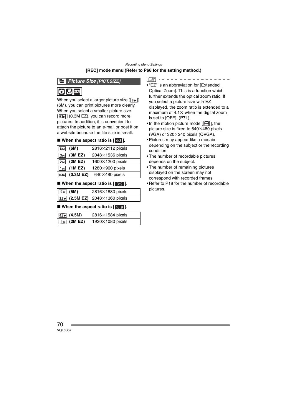 Panasonic DMC-FX9PP User Manual | Page 70 / 124